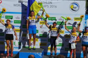 Українська біатлоністка Підгрушна завоювала "золото" літнього чемпіонату світу