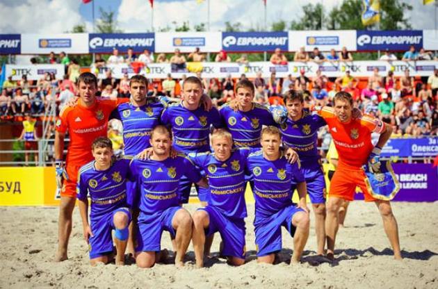 Збірна України з пляжного футболу вийшла у фінал Євроліги