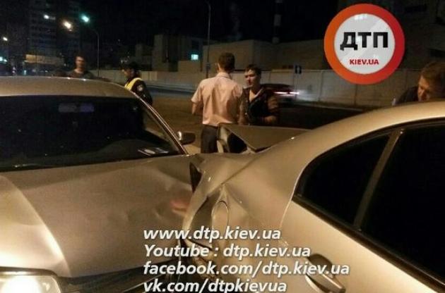 Савченко была в автомобиле, который ночью попал в ДТП в Киеве