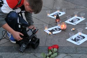 У Києві вшанували пам'ять журналіста Георгія Гонгадзе