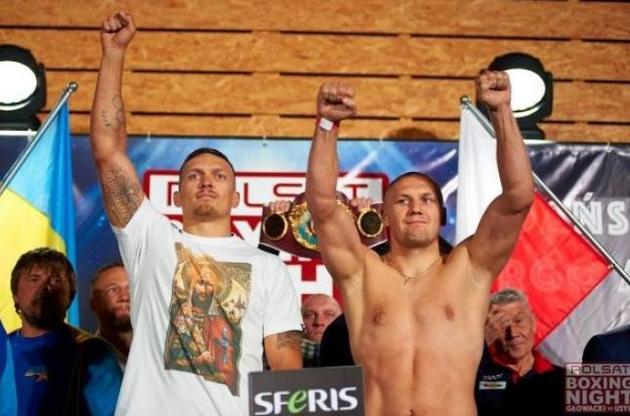 Усик и Гловацки дрались в Польше