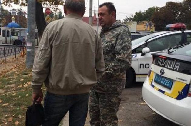 Ігор Вдовенко (на фото &ndash; праворуч) на місці ДТП