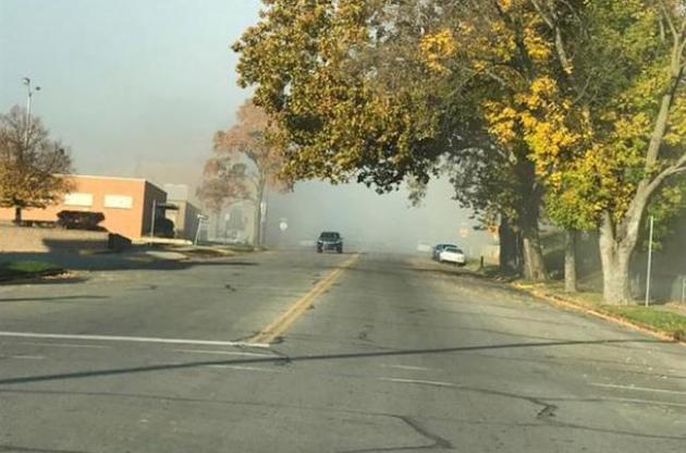 В результаті витоку над містом повисло хімічна хмара