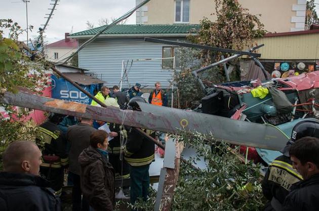 В Сочи вертолет рухнул на крышу дома, есть жертвы