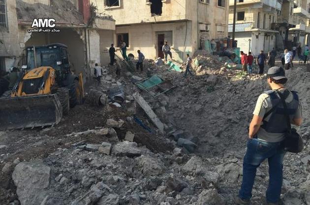 Авиация разбомбила третью за сутки больницу в Алеппо