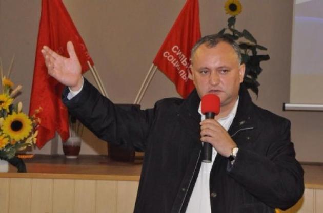 Додон офіційно виграв на виборах в Молдові