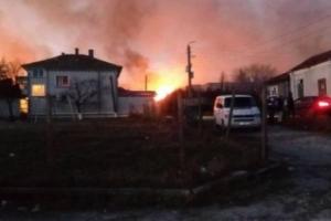 В болгарском Хитрино объявлена полная эвакуация после взрыва цистерн с газом