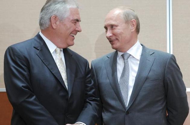 В Кремле указали на "хорошие деловые отношения" между Путиным и Тиллерсоном