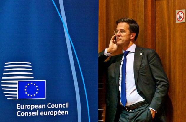 Марк Рютте выразил уверенность, что парламент Нидерландов проголосует за ратификацию Соглашения об ассоциации между ЕС и Украиной