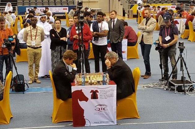 Українець Іванчук обіграв чемпіона світу з шахів Карлсена