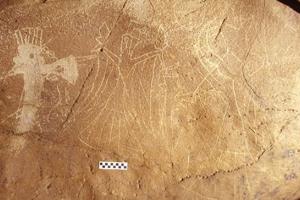 У Китаї знайдені наскельні малюнки арабських скакунів