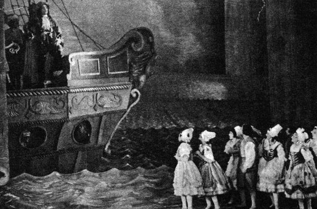 Киевская опера пользовалась популярностью. «Корневильские колокола» Р.Планкета. Декабрь 1941 г.