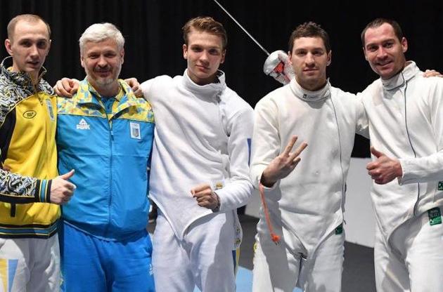 Українські шпажисти завоювали бронзові медалі