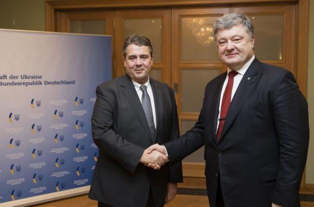 Президент обсудил ситуацию в Донбассе с новым главой МИД Германии