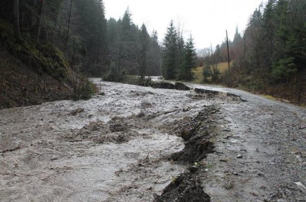 На Закарпатье реки вышли из берегов