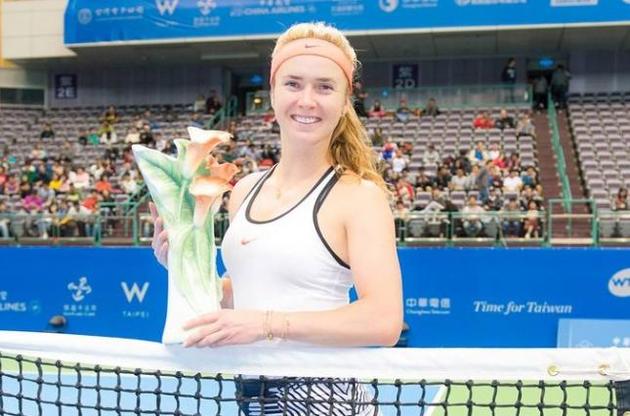 Свитолина стала чемпионкой турнира в Тайбэе