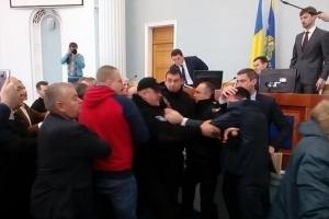 В Черкасском областном совете произошла драка