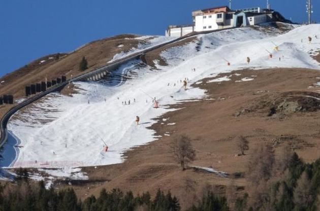 Альпи можуть втратити до 70% снігу