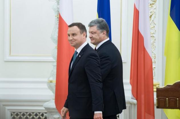 Порошенко зустрівся з президентом Польщі