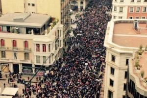 В Барселоне прошел многотысячный митинг с требованием принять беженцев