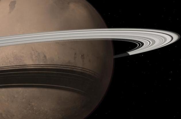 Ученые предположили начало формирования колец вокруг Марса