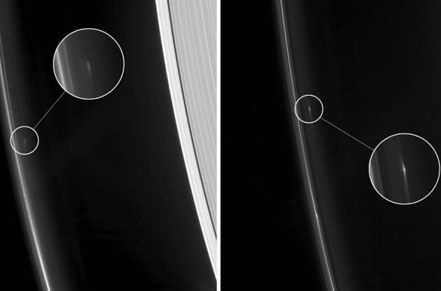Cassini виявила в кільцях Сатурна незвичайні структури