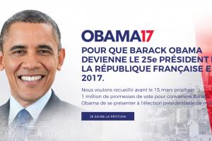 Во Франции собрали 40 тысяч подписей за выдвижение Обамы в президенты - The Guardian