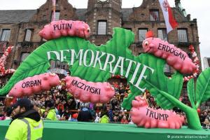 На карнавалі в Дюссельдорфі висміяли Меркель, Путіна і Трампа