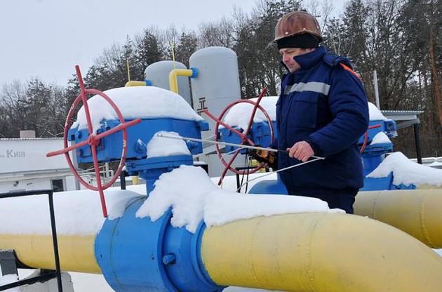 Україна припинила відбір газу зі сховищ
