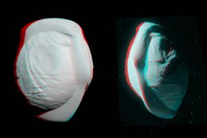 NASA опубликовало трехмерное изображение Пана