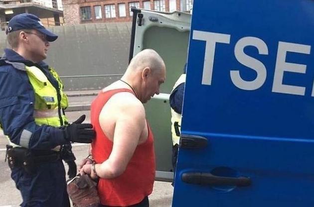 Эстонская полиция задержала грабителя