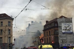 В Брюсселі через вибух газу обрушилося два будинки