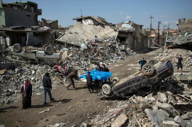 Мосул подвергается авианалетам