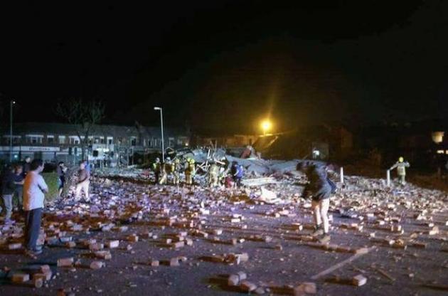 Від зруйнованого будинку залишилися одні цеглини