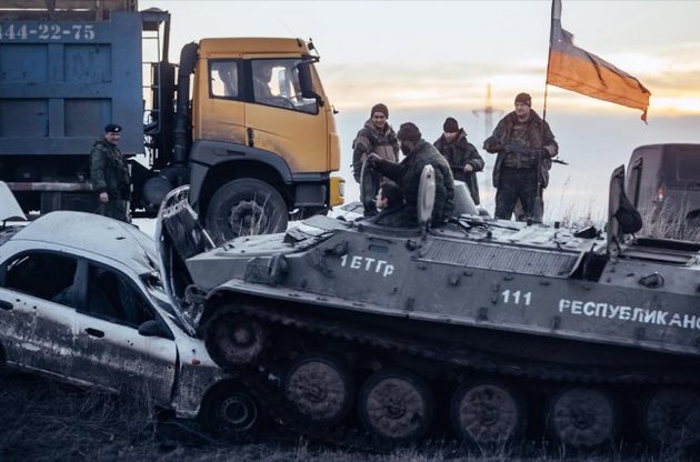 У Макіївці в ДТП потрапила вантажівка з боєприпасами та російськими найманцями