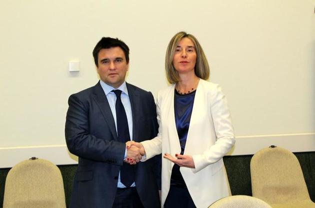 Климкин встретился с Могерини в Брюсселе