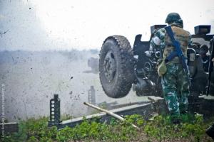 Терористи застосували на Луганщині артилерійські системи калібру понад 100 мм