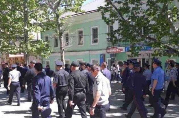 Полиция не допустила столкновений в Херсоне