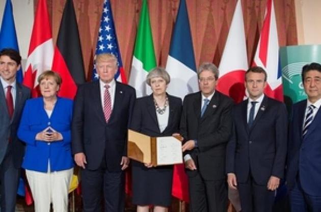 Лідери G7 вважають головним пріоритетом боротьбу з тероризмом
