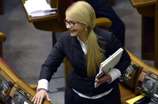 Тимошенко официально стала долларовым миллионером