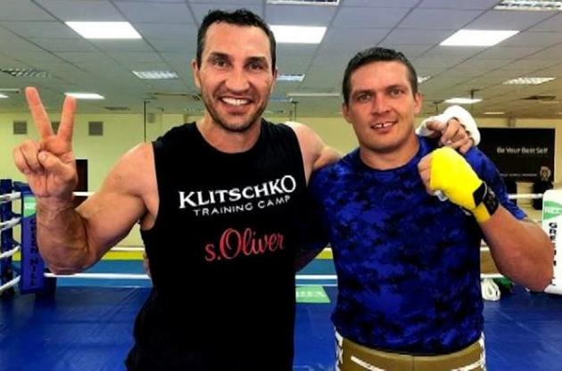 Кличко і Усик вже встигли провести спаринги