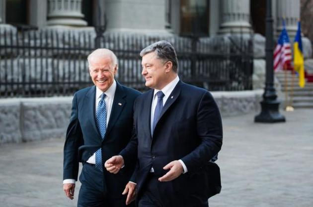 Петр Порошенко и Джо байден