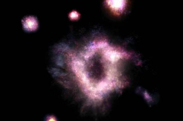 Галактика знаходиться на відстані 10,8 мільярда світлових років від Землі