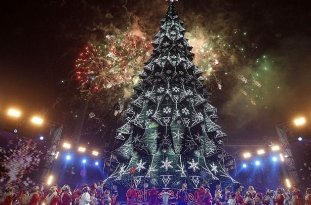 Київ зустрів Новий рік рок-концертом і прекрасним феєрверком