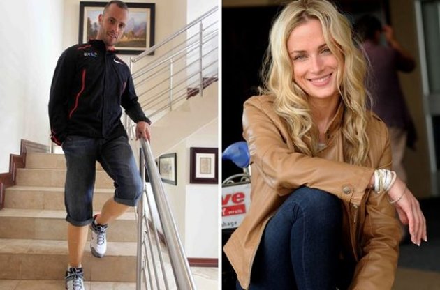 Оскар Пісторіус і його подруга Ріва Стенкамп