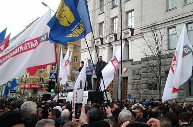 Акція опозиції у Харкові відбулася, незважаючи на заборони і перешкоди