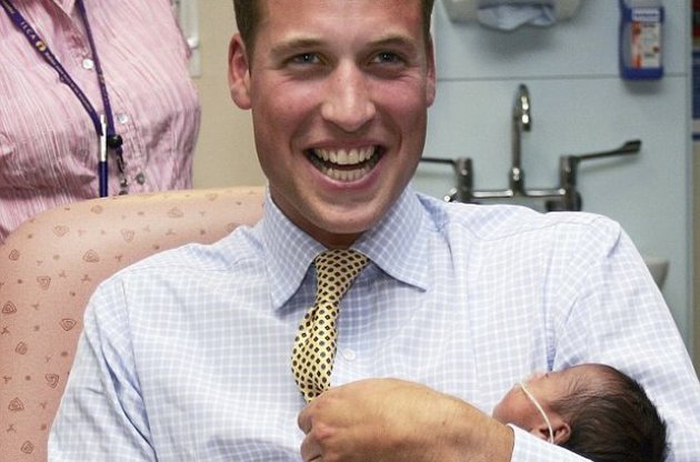 Принц Уильям с сыном