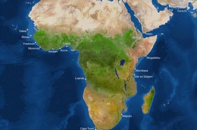 Африка в значній мірі залишиться недоторканою, проте велика її частина стане населеною.