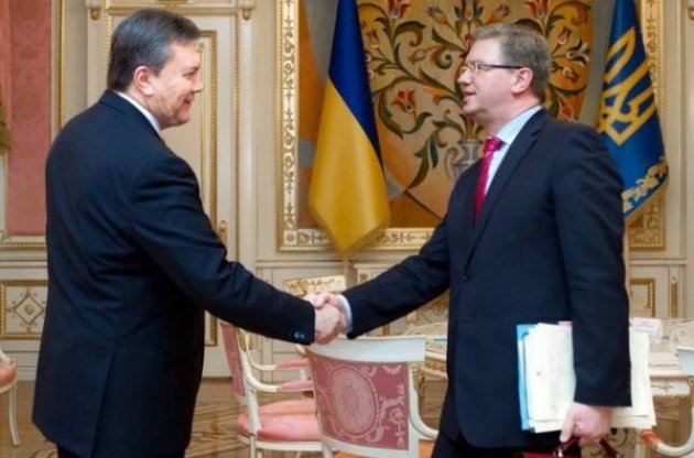 Янукович вдруге за два дні зустрівся з Фюле