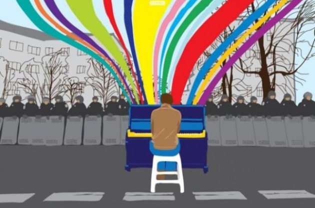 У Парижі пройде Артмайдан на підтримку українських протестувальників